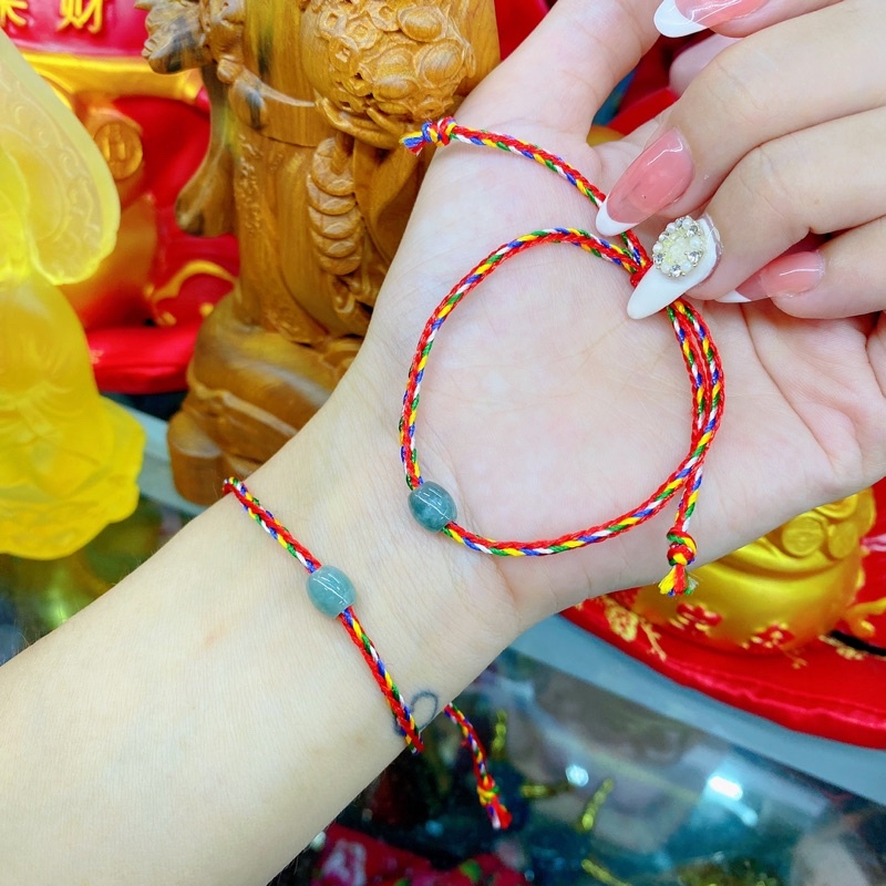 Vòng Tay Ngũ Sắc, Lam Ngọc ☯ Vòng Tay May Mắn ☯  Đã Xin Trú
