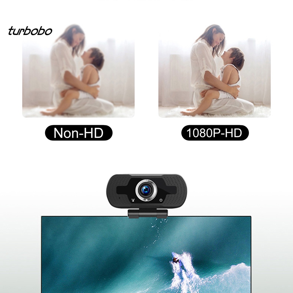 Webcam turbo HD 1080P không ổ đĩa kèm micro kép độ bền cao cho máy tính | BigBuy360 - bigbuy360.vn