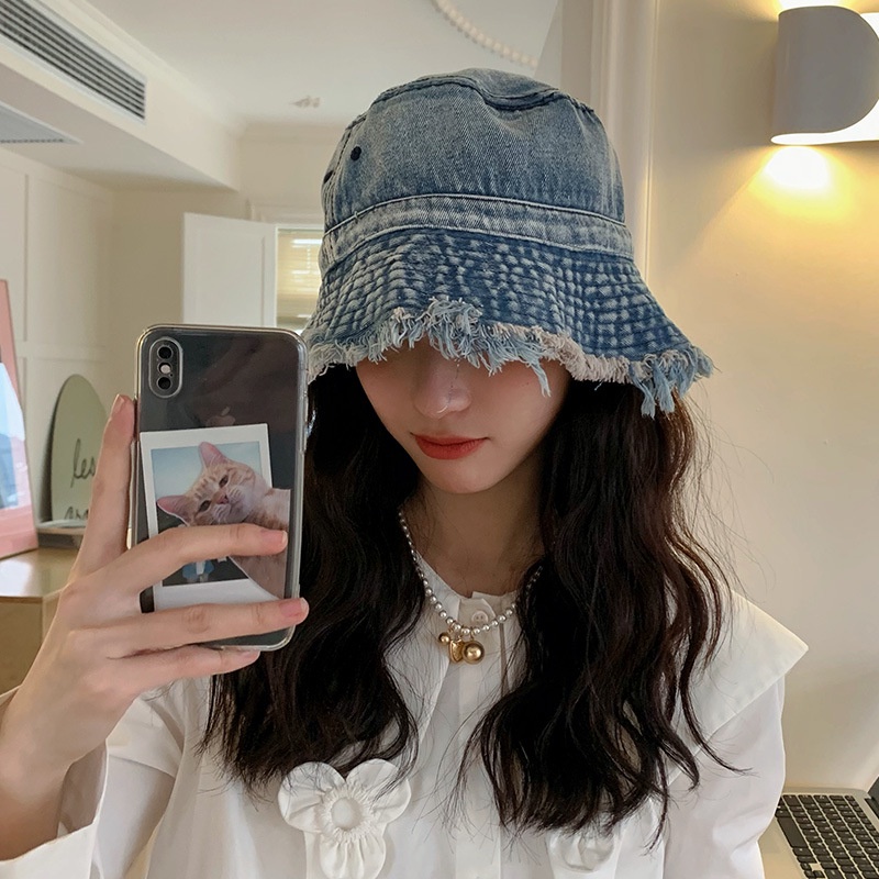 Nón Tai Bèo Kiểu Cao Bồi Hàn Quốc Che Nắng Thời Trang Mùa Hè Cho Nữ