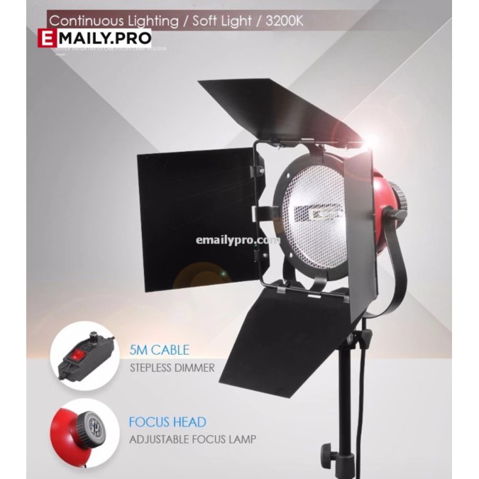 Đèn spotlight quay phim RDG-800A kèm dimmer / NICEFOTO /  Đèn giả nắng studio