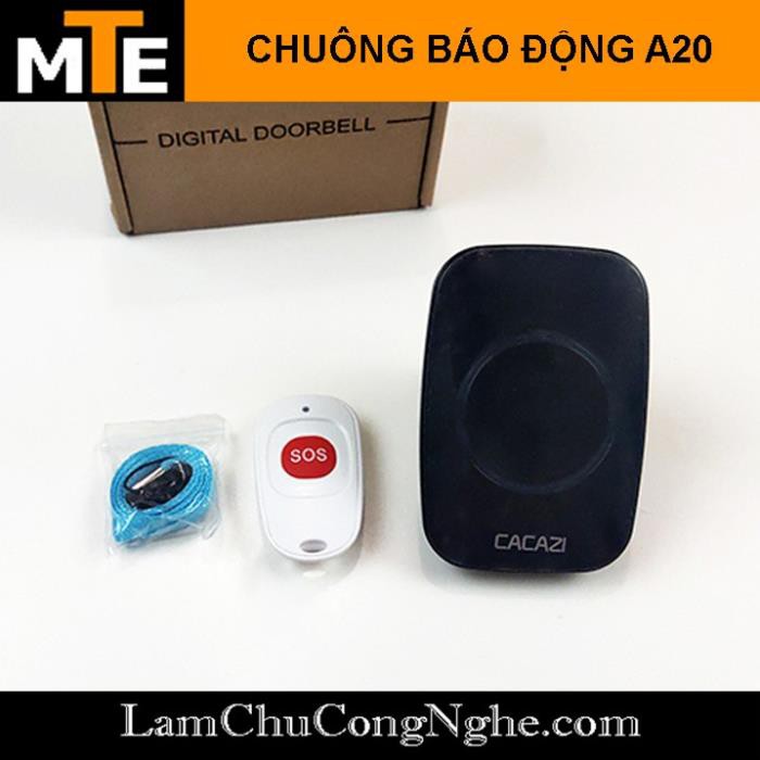 Mới! Chuông báo động không dây Cacazi cho người già, người khuyết tật...