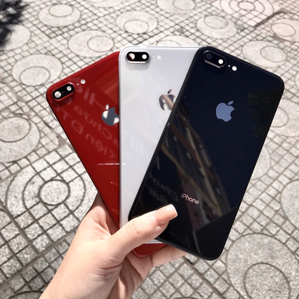 Vỏ độ iPhone 7 Plus lên iPhone 8 Plus đủ màu, kèm bộ phím và khay sim