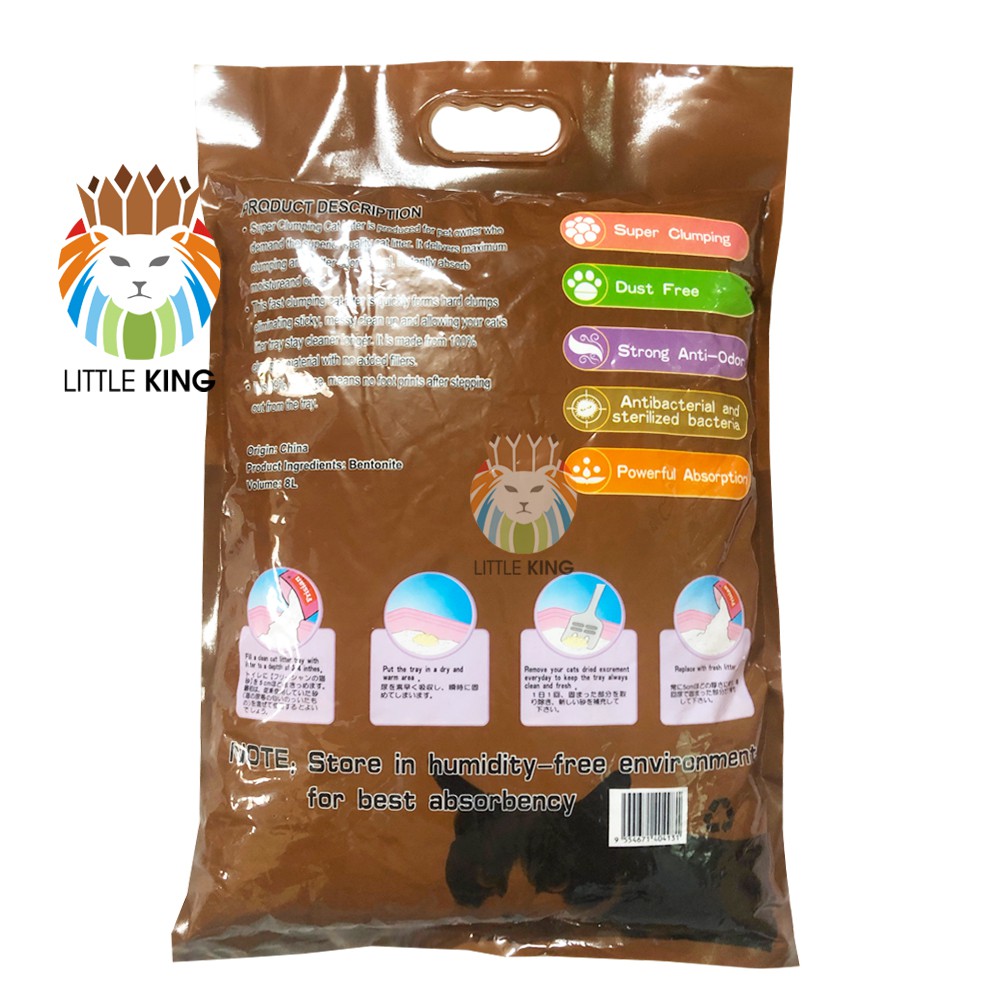 Cát vệ sinh cho mèo  Cát vệ sinh Nhật Bản Catlike 8L hương cà phê Little King pet shop