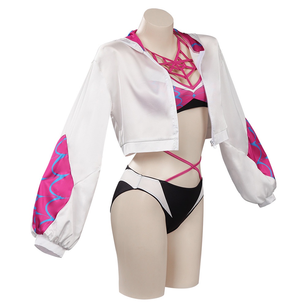 Hàng Có Sẵn Bộ Đồ Bơi Áo Choàng Tắm Quần Short Áo Choàng Bikini Hóa Trang Nhân Vật Người Nhện