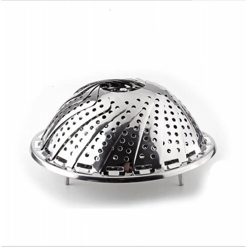 Vỉ Hấp Inox Xếp Gọn Hấp Hải Sản,Tôm,Cá,Hấp Bánh Bao,Đồ Ăn Cho Bé