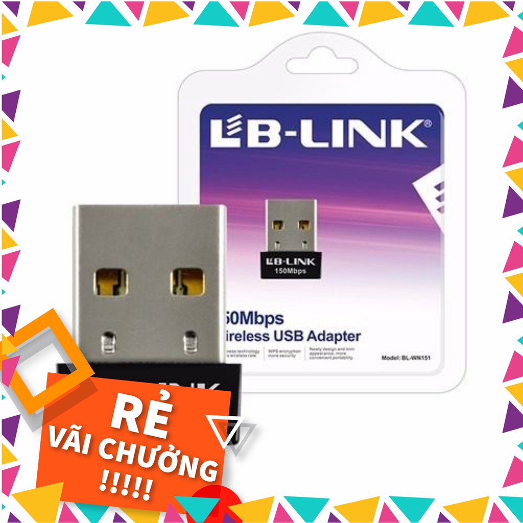 [BLcomputer] Usb thu wifi LB-LINK BL-WN151 Nano .