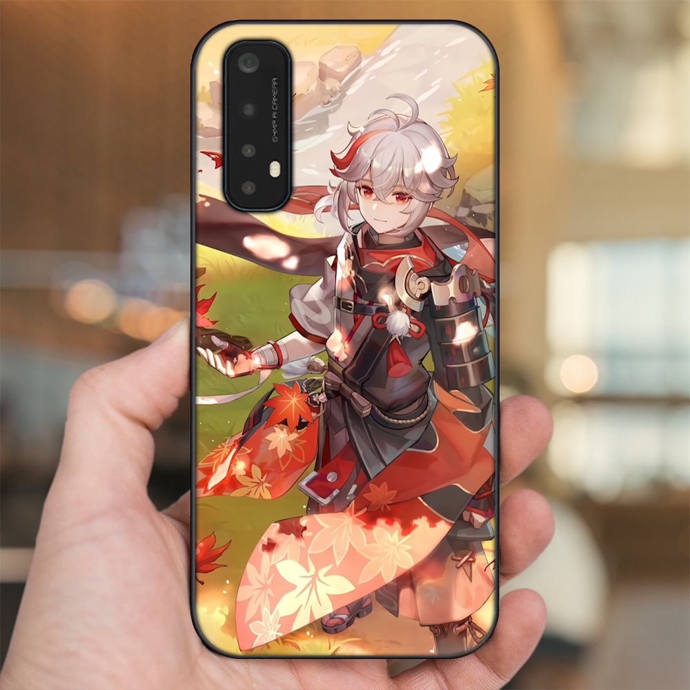 Ốp lưng Realme 7 viền đen in hình Kazuha Genshin Impact