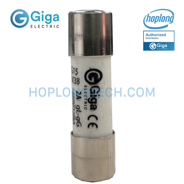 GG15-6A Cầu chì hình trụ Giga Electric 6A 10x38 mm 500VAC 100kA