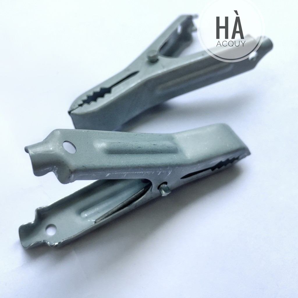 Kẹp bình Acquy Xám LK 30A - 7Cm -10 cặp