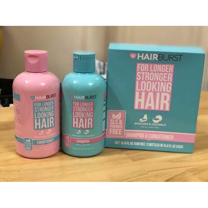 Bộ Dầu Gội Và Xả Cải Thiện Rụng Tóc Hairburst For Longer Stronger