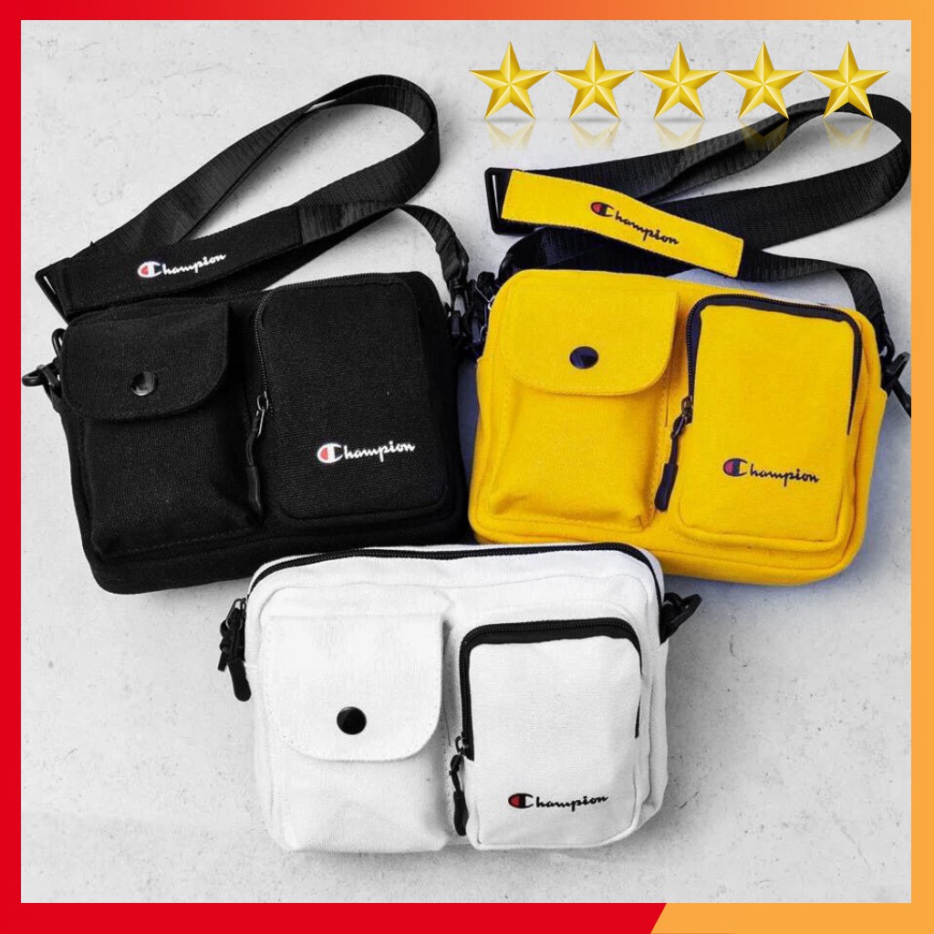 ✨Bảo Hành✨ Túi đeo chéo Champion Basic thời trang 2020 / tui deo cheo/ túi bao tử/ tui chéo da/...