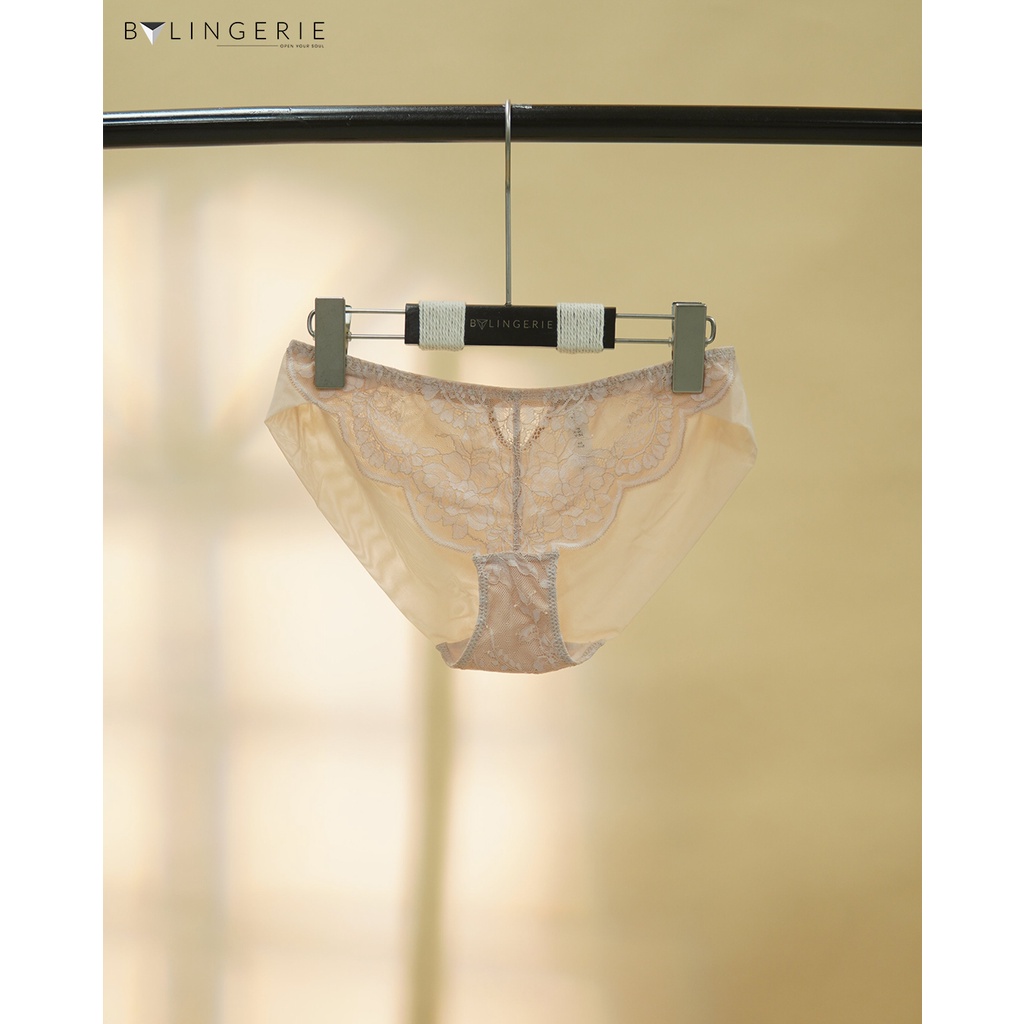 Bộ đồ lót ren nữ BY LINGERIE màu nude có gọng độn mút dày siêu nâng ngực B226 | BigBuy360 - bigbuy360.vn
