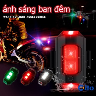 Đèn LED cảnh báo cho xe máy/ UAV ánh sáng nhấp nháy báo tín hiệu khẩn cấp