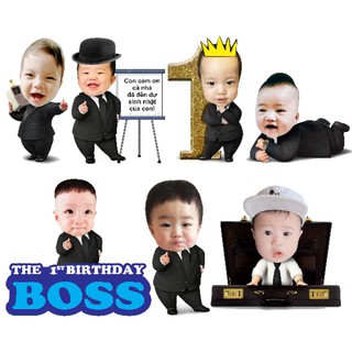 Trang trí sinh nhật 💝FREE SHIP💝Thiết kế hình Chibi cho bé trang trí tiệc sinh nhật theo yêu cầu