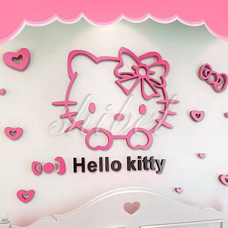 Decal Dán Tường Hello Kitty