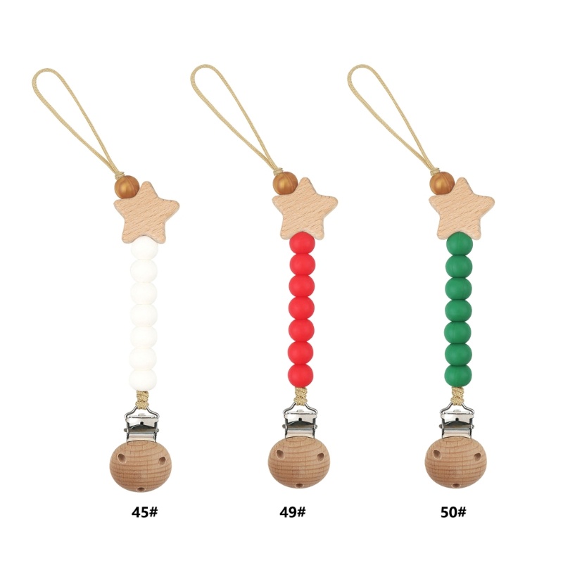 Kẹp Núm Vú Giả Kèm Giá Đỡ Hạt Silicone Tiện Dụng Cho Bé Trai Và Gái