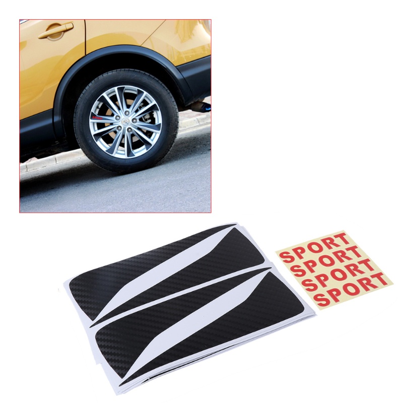 Sticker Sợi Carbon Dán Vành Bánh Xe Hơi Cho Qashqai j11