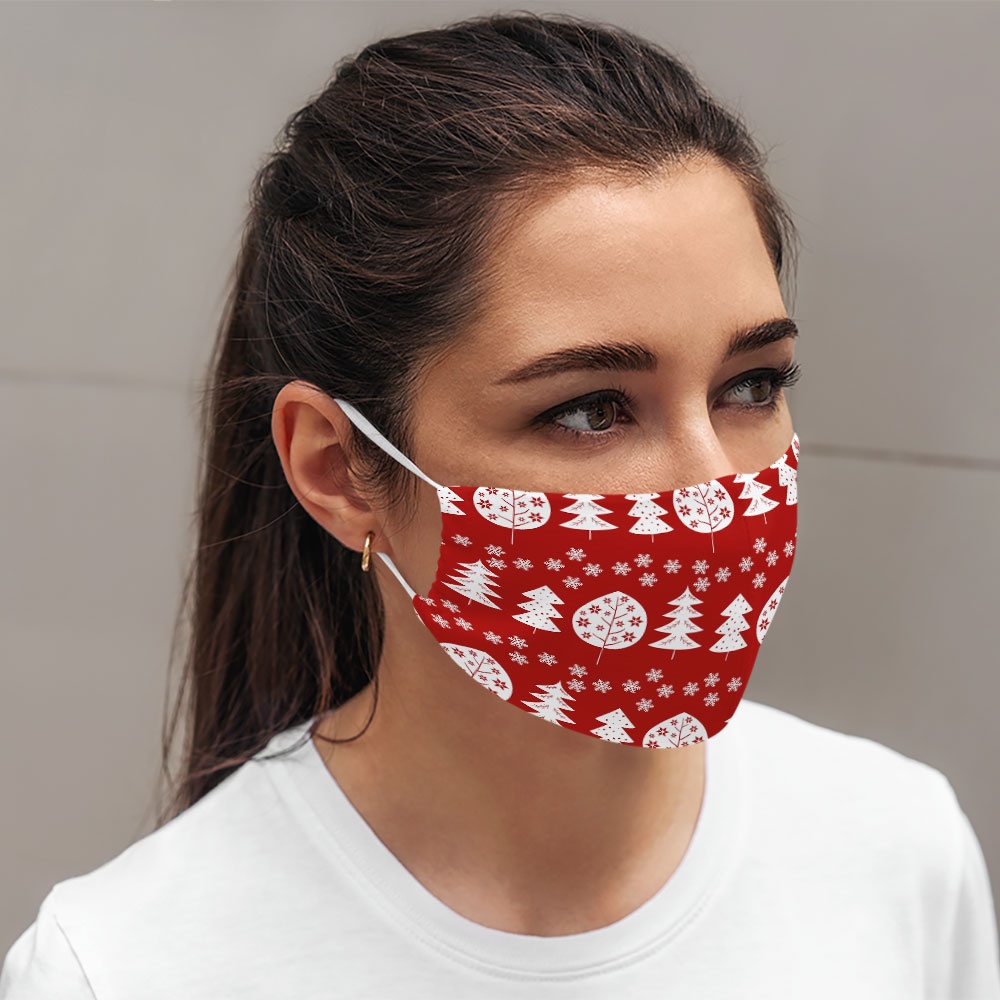 khẩu trang chống giọt bắn CHRISTMAS_1380 CARTWELL dây đeo mềm, đeo thoải mái, không đau tai, dễ thở, thoáng khí