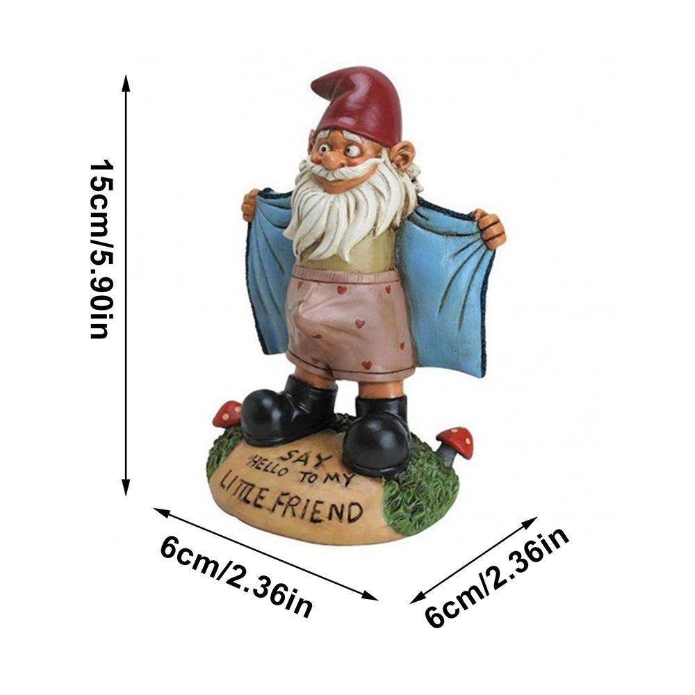 LONTIME Mô Hình Chú Lùn Bằng Nhựa Resin Trang Trí Nhà Cửa