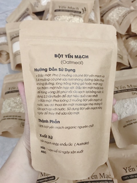 Bột yến mạch đắp mặt gói 300g