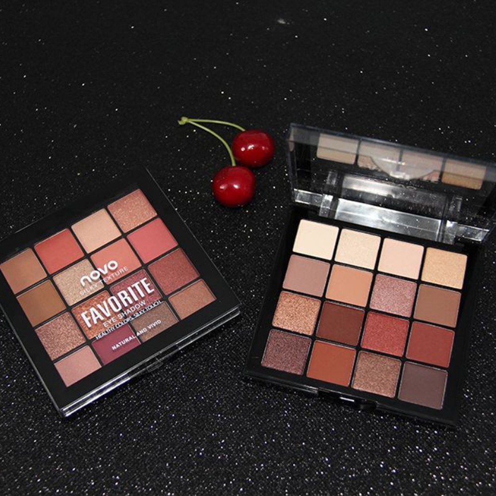 ☀☀☀ (Hàng Mới Về) Bảng Phấn Mắt 16 Màu Lì Và Ánh Ngọc Trai Tông Đất Lâu Trôi ☝☝☝ | BigBuy360 - bigbuy360.vn