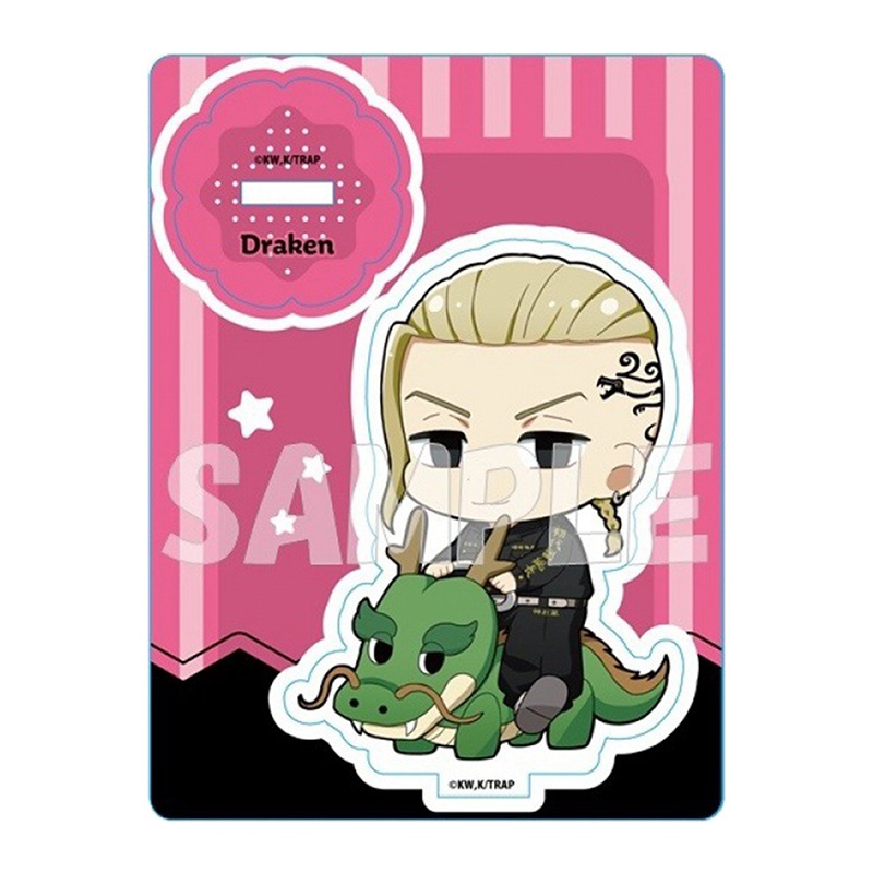 Mô hình nhân vật Anime Tokyo Revengers Manjiro Ken Takemichi Hinata Atsushi bằng acrylic có giá đỡ để bàn trang trí