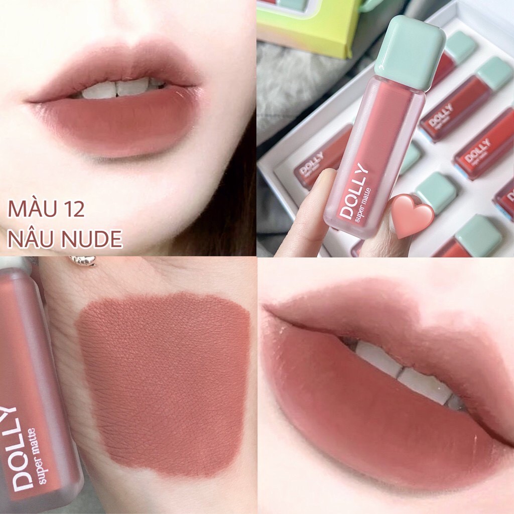 Son Lì Son Kem  DOLLY  MATTE Không Chì Cao Cấp Chính Hãng Màu <Nâu Nude> | BigBuy360 - bigbuy360.vn