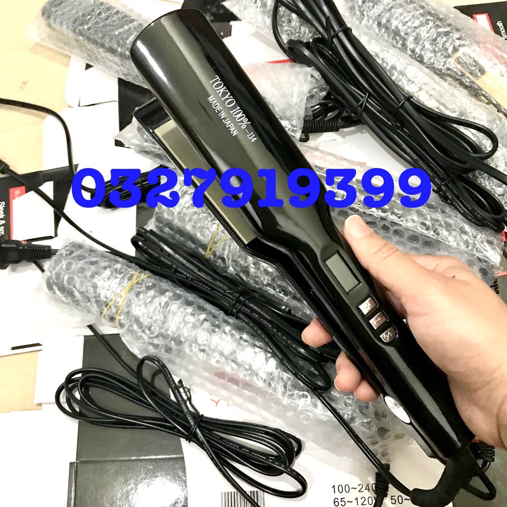 ✅freeship✅ Máy duỗi tóc chuyên nghiệp có màn hình TOKYO 114