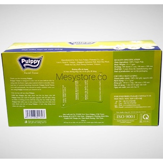 Khăn Giấy Hộp Pulppy 180 Tờ 2 Lớp ĐỂ TRÊN XE Ô TÔ PHÒNG KHÁCH