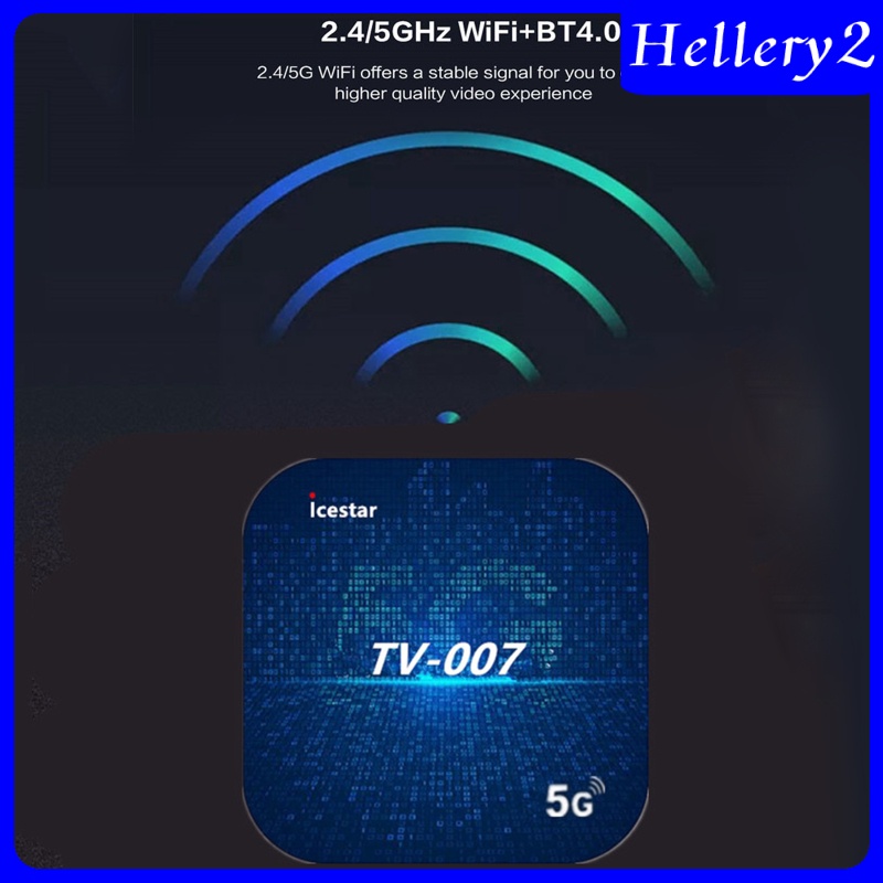 [HELLERY2] Smart Android 9.0 TV Box Android Box 5G Dual WiFi BT HDMI 2.0 Remote Control