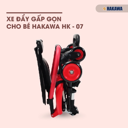 Xe đẩy gấp gọn em bé HAKAWA - HK-B07 - Sản phẩm chính hãng