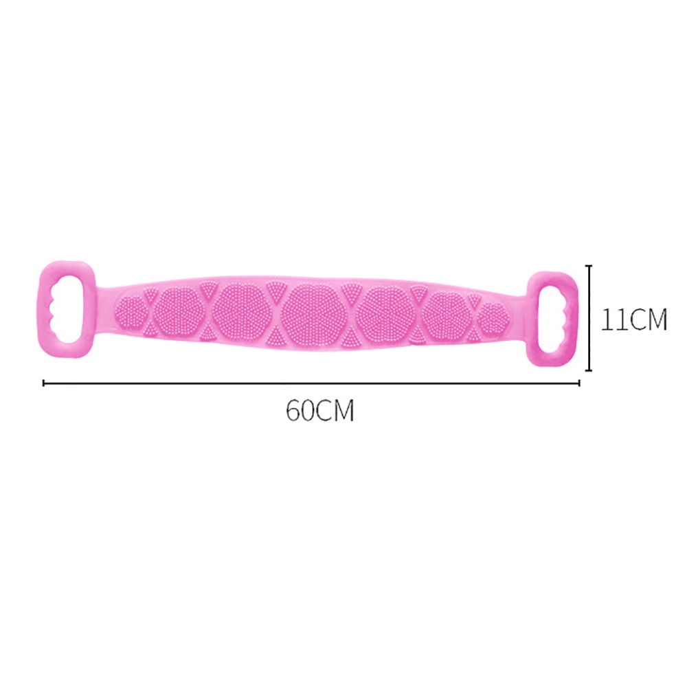 Bông tắm Dây Tắm Chà Lưng 2 Mặt Bằng Silicone Mẫu mới KN94