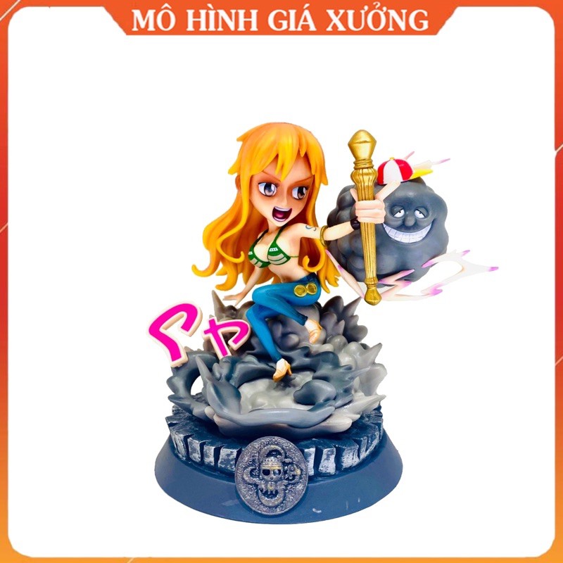 Mô Hình Hoa Tiêu Nami trạng thái chiến đấu  Cao 18cm - Tượng Figure Miêu Nữ One Piece Vua Hải Tặc