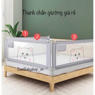 Thanh chắn giường cao cấp cao 90cm