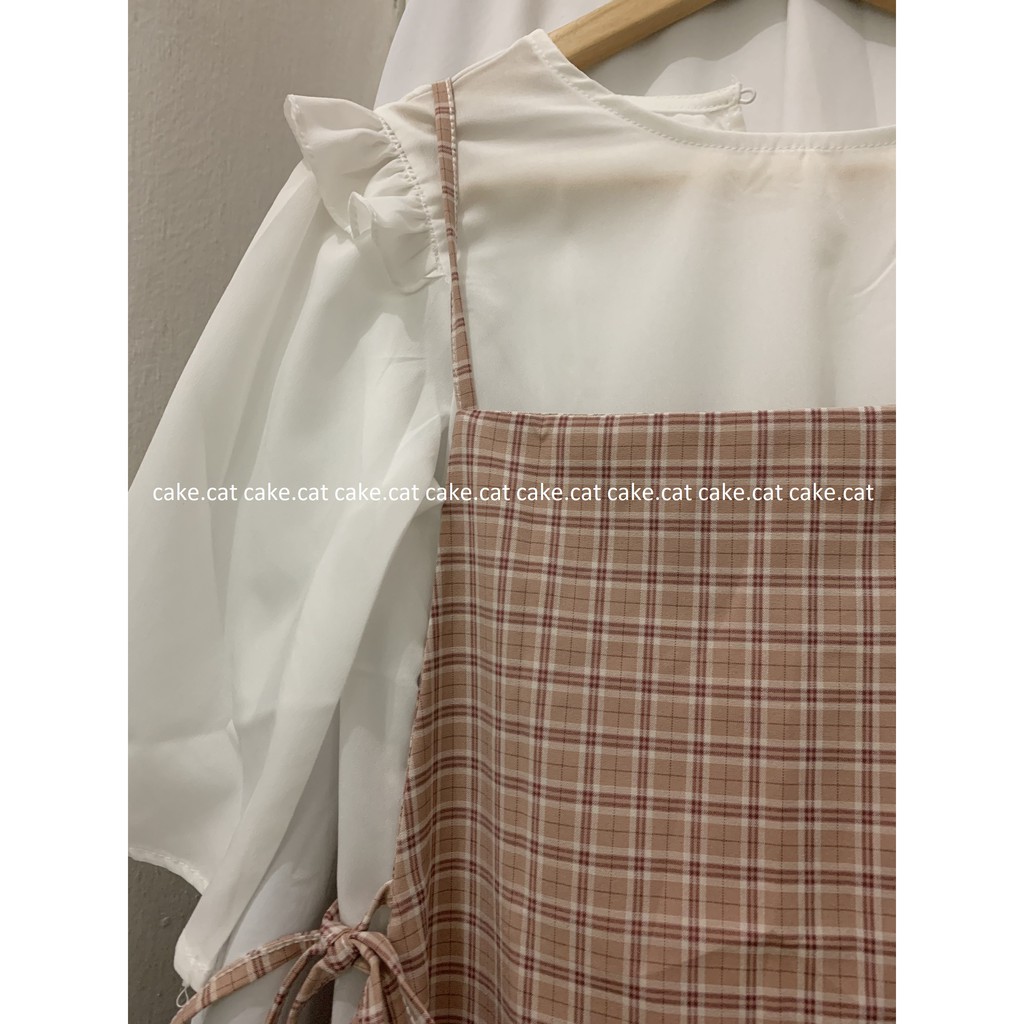 [Video/ ảnh thật] SET YẾM KẺ 2 MÓN THẮT NƠ EO (có sẵn)