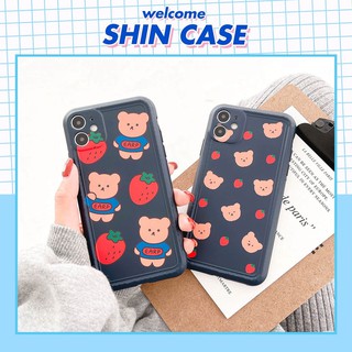 Ốp lưng iphone Gấu Earp IMD dày dặn viền nổi 5/5s/6/6plus/6s/6splus/7/7plus/8/8plus/x/xr/xs/11/12/pro/max/plus/promax