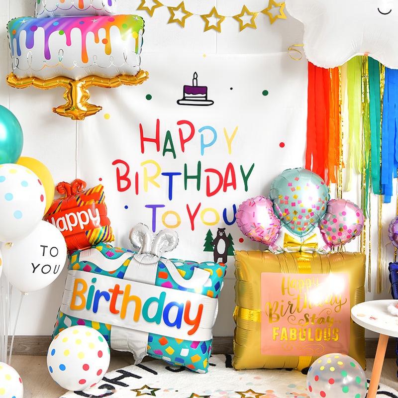 Tấm Vải Treo Tường Trang Trí Tiệc Sinh Nhật