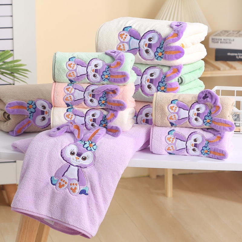 70*140cm Khăn tắm Xingdailu khăn tắm hai mảnh Bộ khăn tắm mềm mại cho trẻ em
