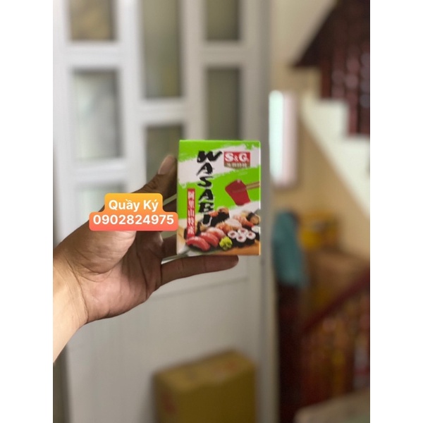 Mù tạt Wasabi hiệu Sung Ghing (S&amp;G) – hộp (10gr×10 gói )