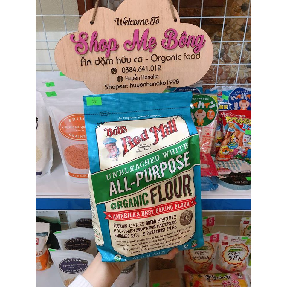 Bột mỳ hữu cơ Bobs Red Mill