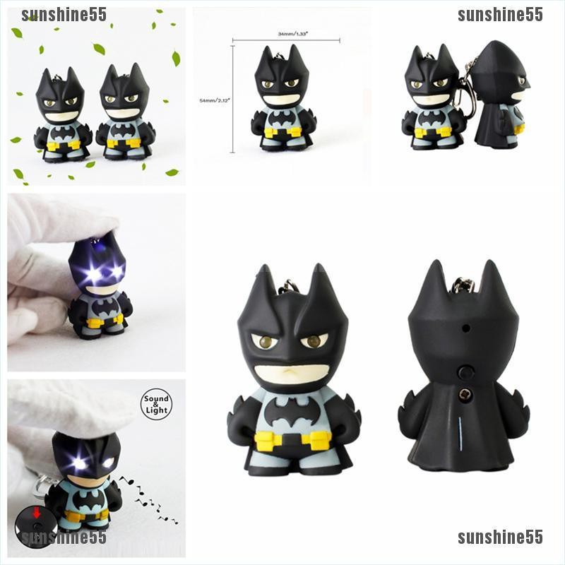 Móc Khóa Batman Có Đèn Led Và Âm Thanh