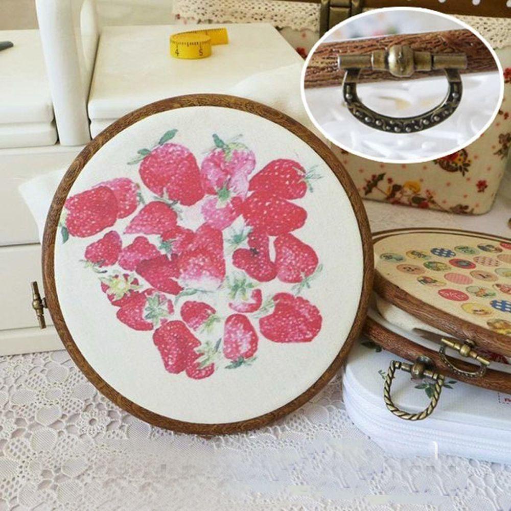 Khung Thêu Bằng Gỗ 12-29cm Phong Cách Vintage