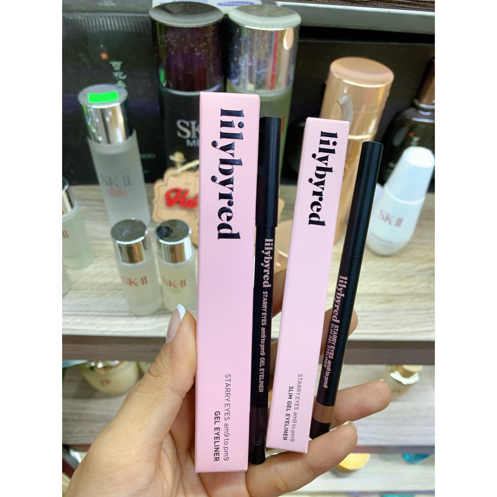 Gel kẻ mắt eyeliner dạng bút chống trôi LILYBYRED màu (đen) và (nâu)