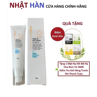 Date 2026] Kem Chống nắng ANJO SPF50 PA++++ Tone Up Suncream Jeju Grean Tea Sun care Profession