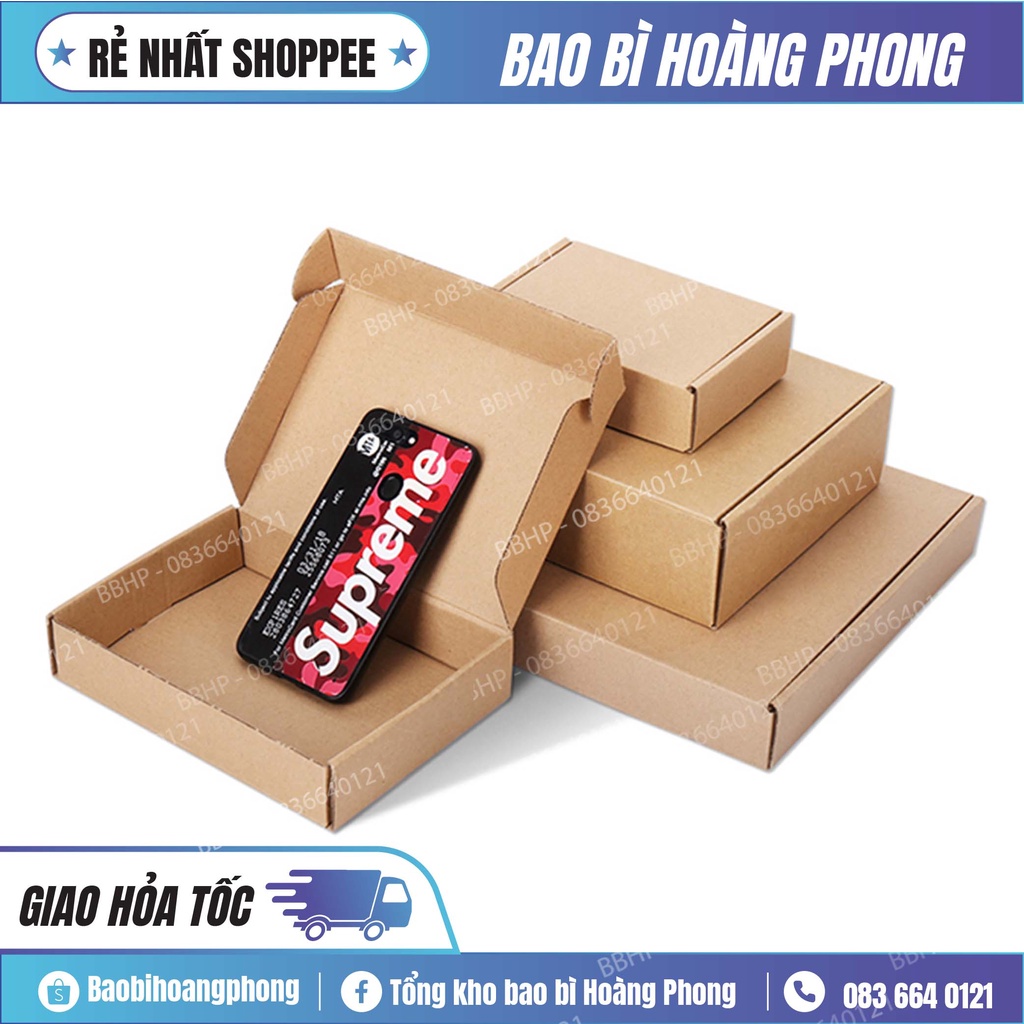 Hộp đựng Pizza Trơn không in size 17, 20, 25, 31 - Giá rẻ tại xưởng