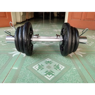Cặp đòn tạ tay 50cm lỗ to 50cm