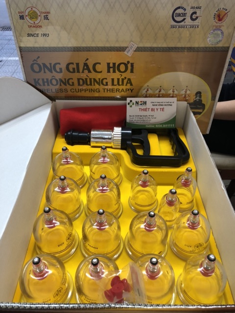 ❤ Bộ dụng cụ Giác Hơi Không Dùng Lửa 15 ống Ly giác DUY THÀNH,Bộ giác hơi chân không dùng lửa 15 ống ly giác Duy Thành