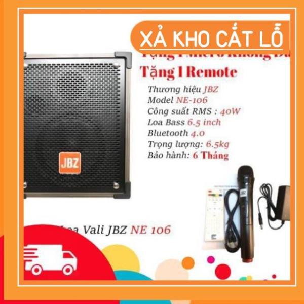 (A534) Loa kéo di động JBZ NE-106, loa karaoke 2 tấc, công suất max 120W _nana beanna