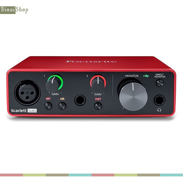 Focusrite Scarlett Solo Studio  - Combo Phòng Thu Cá Nhân (Micro CM25 MKIII, Tai Nghe HP60 MKIII, Sound Card Soun