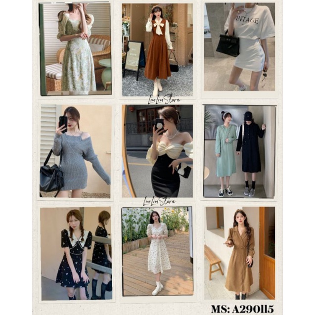 [Order] Đầm Dài Tay Ngắn Bigsize